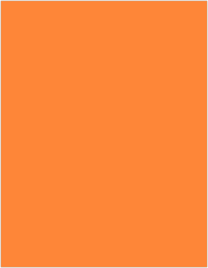 Bright Orange #10 Stationery Set - 100 Pack