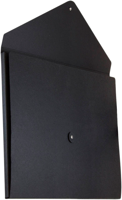 Black Kraft Jumbo 12 1/2 x 16 1/2 x 1/2 Button and String Portfolios