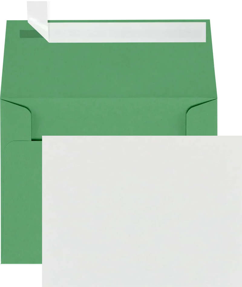 Bright Green Green A2 Stationery Set - 25 Pack