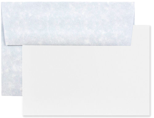 Blue Parchment A2 Stationery Set - 25 Pack