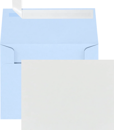 Baby Blue A2 Stationery Set - 25 Pack