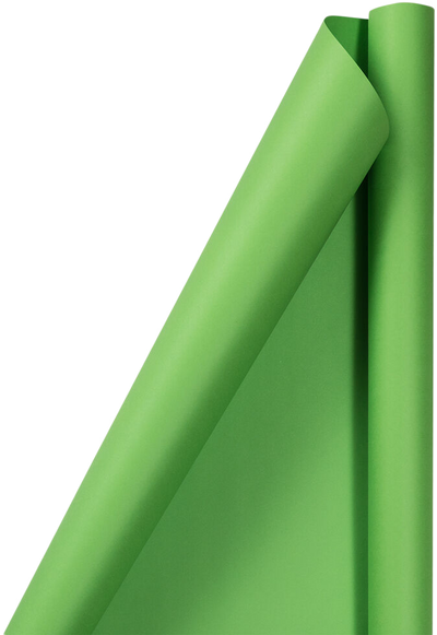 Lime Green Matte Wrapping Paper (25 Sq Ft)