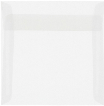 Clear Translucent 30lb 6 x 6 Square Envelopes