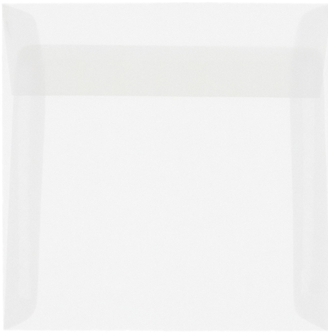 Clear Translucent 30lb 6 x 6 Square Envelopes