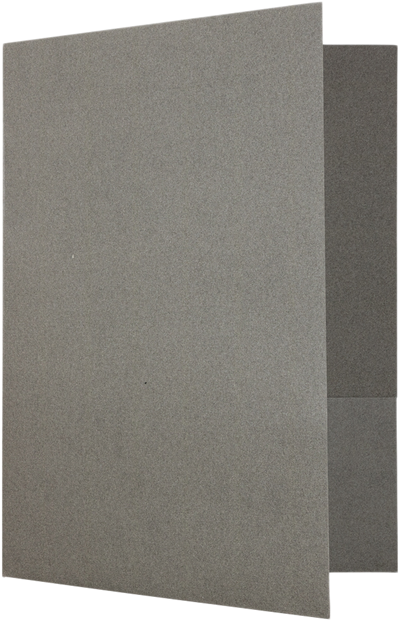 Gray Linen 9 x 12 Folders