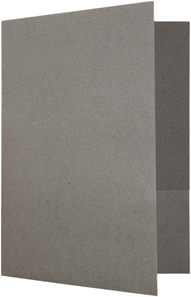Gray Linen 9 x 12 Folders