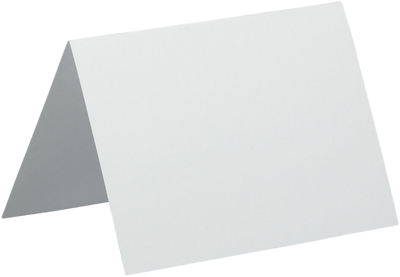 Bright White 80lb Cougar A1 (No Panel) Premium Foldover Cards (3 1/2 x 4 7/8)