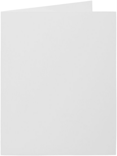 Bright White 80lb Cougar A2 Premium Foldover Cards (4 3/8 x 5 7/16)