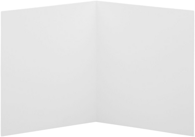 Bright White 80lb Cougar A2 Premium Foldover Cards (4 3/8 x 5 7/16)