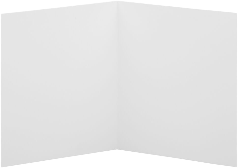 Bright White 80lb Cougar A2 Premium Foldover Cards (4 3/8 x 5 7/16)