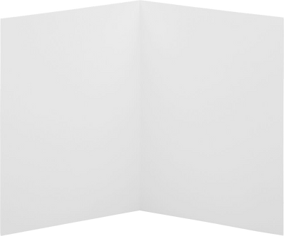 Bright White 80lb Cougar A6 (No Panel) Premium Foldover Cards (4 5/8 x 6 1/4)