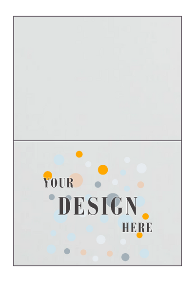 Bright White 80lb Cougar A6 (No Panel) Premium Foldover Cards (4 5/8 x 6 1/4)