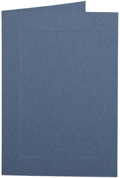 Blue Laid 100lb Panel A1 Foldover Cards (3 1/2 x 4 7/8)
