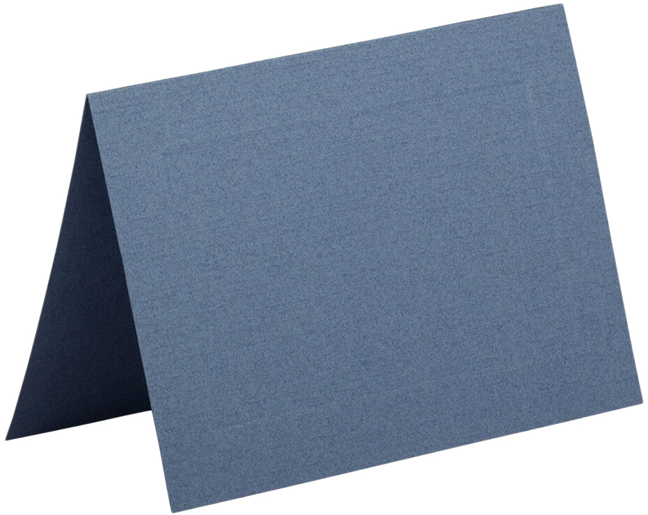 Blue Laid 100lb Panel A1 Foldover Cards (3 1/2 x 4 7/8)