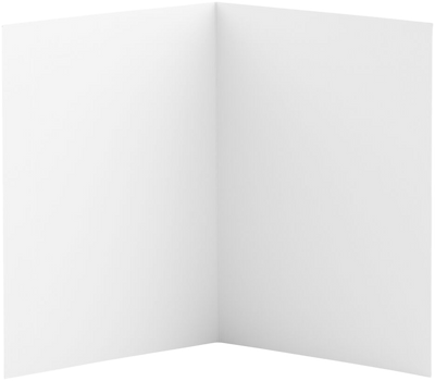 White 65lb A2 Panel Foldover Cards (4 1/4 x 5 1/2)