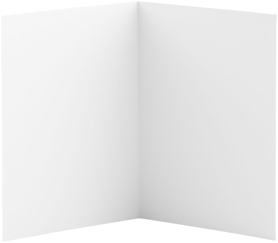White 65lb A2 Panel Foldover Cards (4 1/4 x 5 1/2)