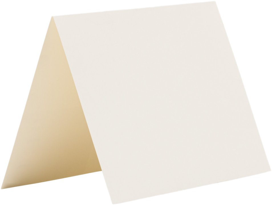 Ivory 65lb A6 Foldover Cards (4 5/8 x 6 1/4)