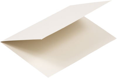 Ivory 65lb A6 Foldover Cards (4 5/8 x 6 1/4)