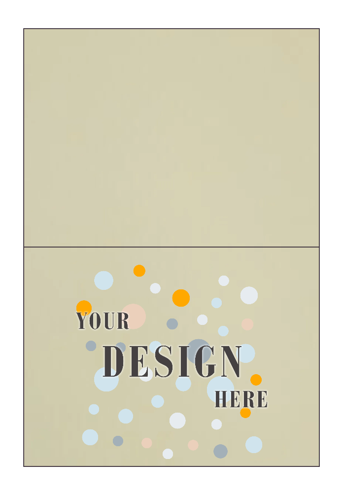 Ivory 65lb A6 Foldover Cards (4 5/8 x 6 1/4)