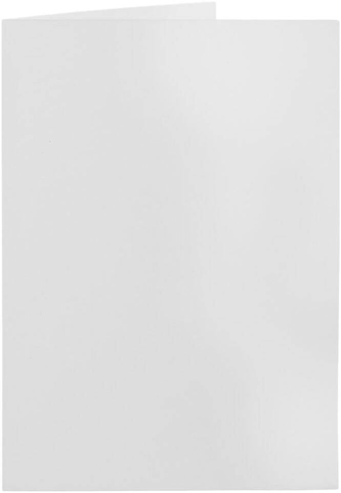 White 65lb A6 Foldover Cards (4 5/8 x 6 1/4)