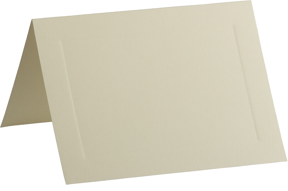 Ivory 65lb A6 Panel Foldover Cards (4 5/8 x 6 1/4)