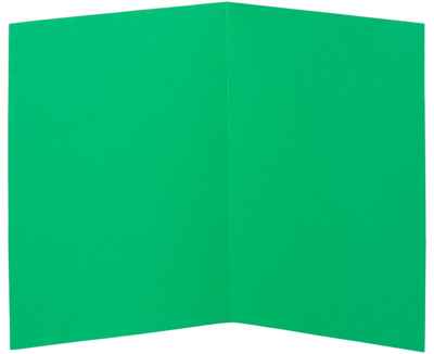 Holiday Green 100lb 4 x 5 7/16 Foldover Cards