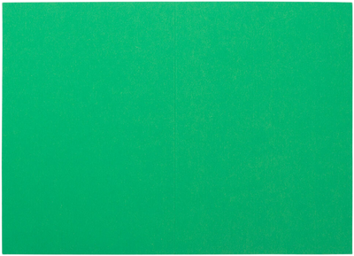 Holiday Green 100lb 4 x 5 7/16 Foldover Cards