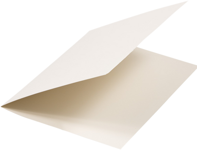 Ivory 65lb A7 Foldover Cards (5 x 6 5/8)