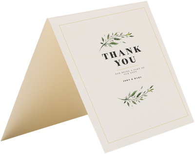 Ivory 65lb A7 Foldover Cards (5 x 6 5/8)
