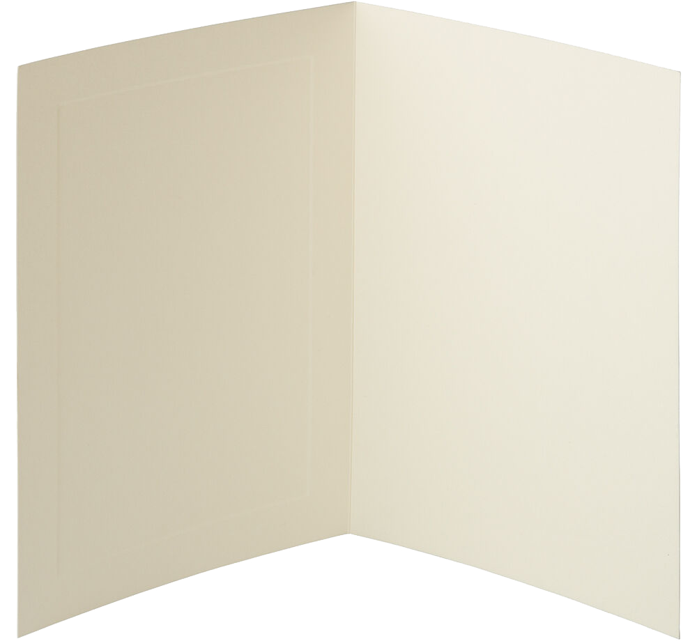 Ivory 65lb A7 Panel Foldover Cards (5 x 6 5/8)