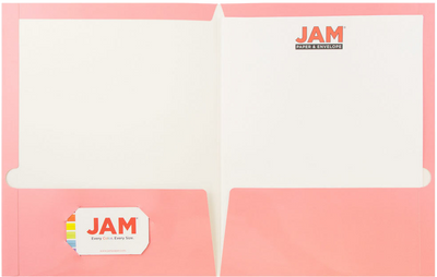 Glossy Baby Pink 9 x 12 Standard Folders