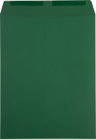 Dark Green 28lb 10 x 13 Open End Envelopes