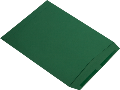 Dark Green 28lb 10 x 13 Open End Envelopes