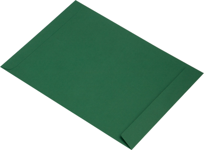 Dark Green 28lb 10 x 13 Open End Envelopes
