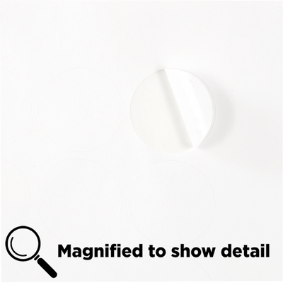 White Small 3/4 Inch Round Labels
