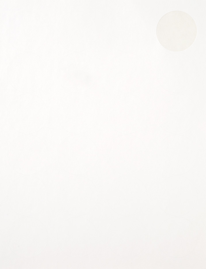 White Medium 1 2/3 Inch Round Labels