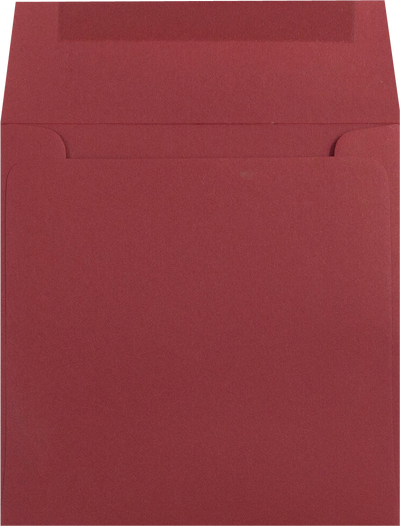 Garnet Dark Red 32lb 6 x 6 Square Envelopes