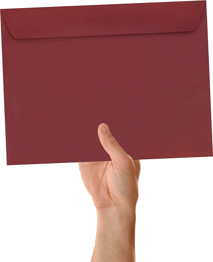 Garnet Dark Red 32lb 9 x 12 Booklet Envelopes