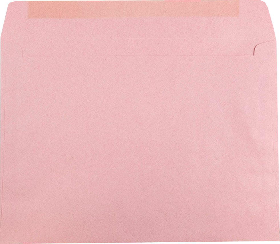 Baby Candy Pink 32lb 9 x 12 Booklet Envelopes