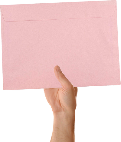 Baby Candy Pink 32lb 9 x 12 Booklet Envelopes