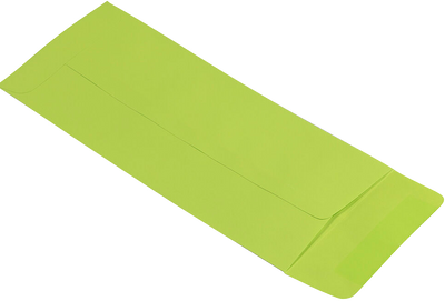 Wasabi Lime Green 32lb #12 Open End Envelopes (4 3/4 x 11)