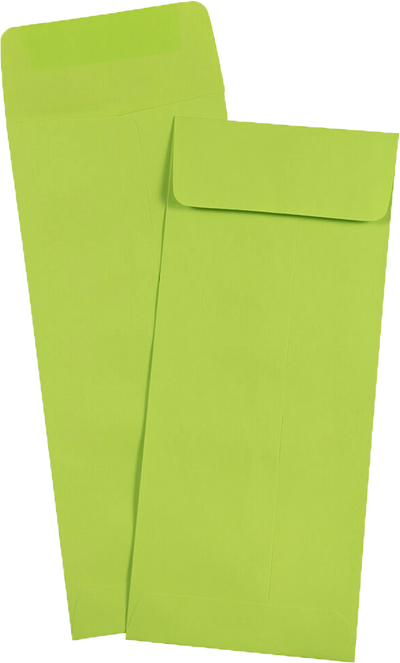 Wasabi Lime Green 32lb #12 Open End Envelopes (4 3/4 x 11)