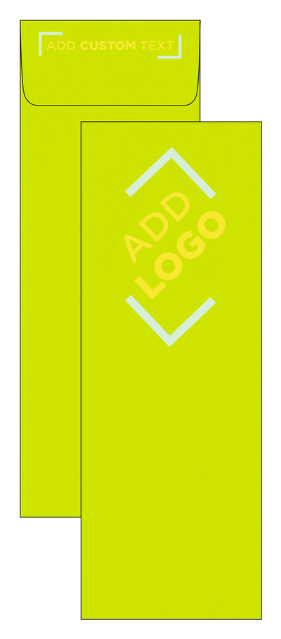 Wasabi Lime Green 32lb #12 Open End Envelopes (4 3/4 x 11)