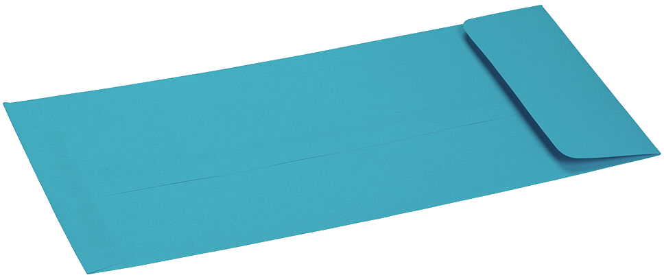 Pool Blue 32lb #12 Open End Envelopes (4 3/4 x 11)