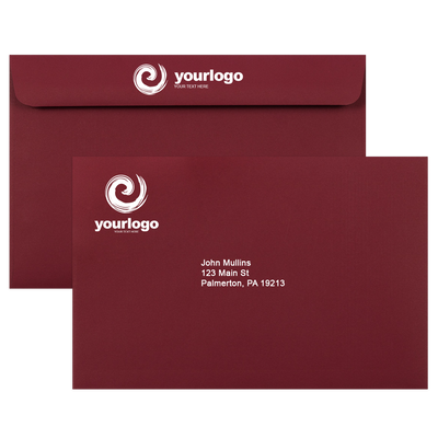 Garnet Dark Red 32lb 6 x 9 Booklet Envelopes