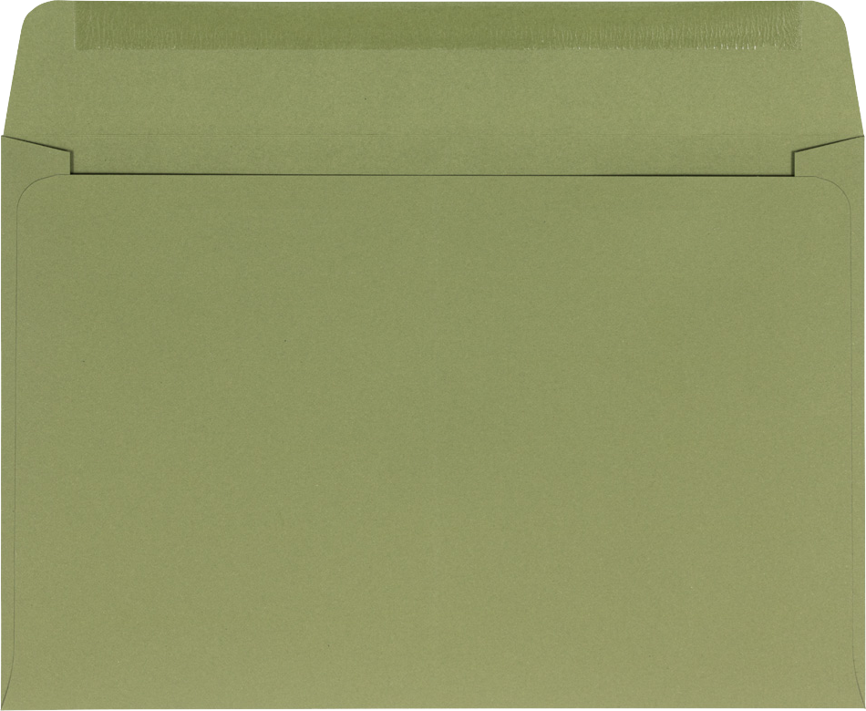 Olive Green 28lb 6 x 9 Booklet Envelopes