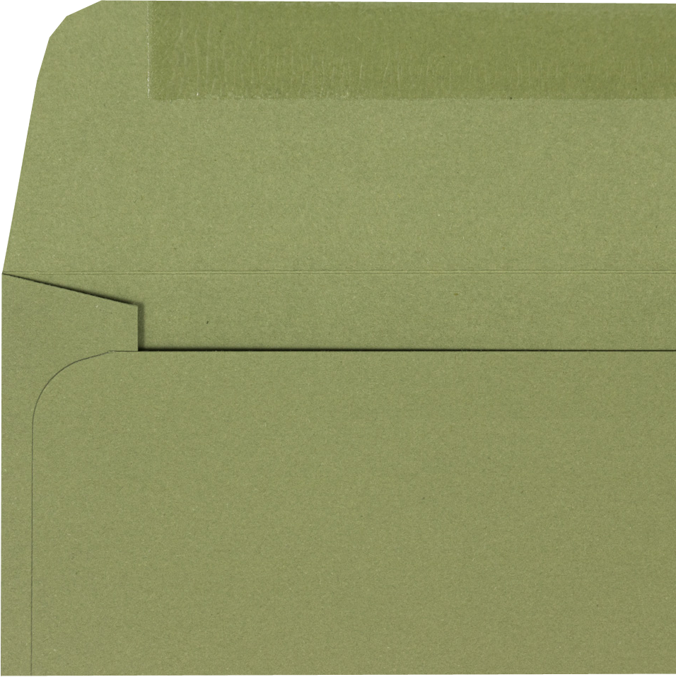 Olive Green 28lb 6 x 9 Booklet Envelopes
