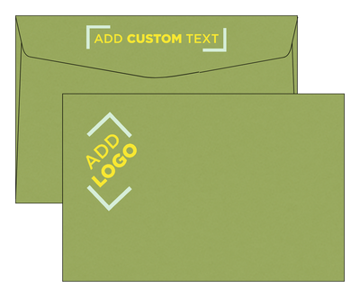 Olive Green 28lb 6 x 9 Booklet Envelopes