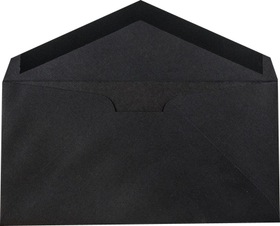 Black Linen 32lb #7 3/4 Monarch Envelopes (3 7/8 x 7 1/2)