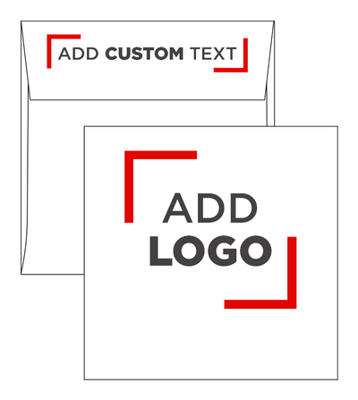 White with Silver Foil Lining 24lb 6 x 6 Square Envelopes